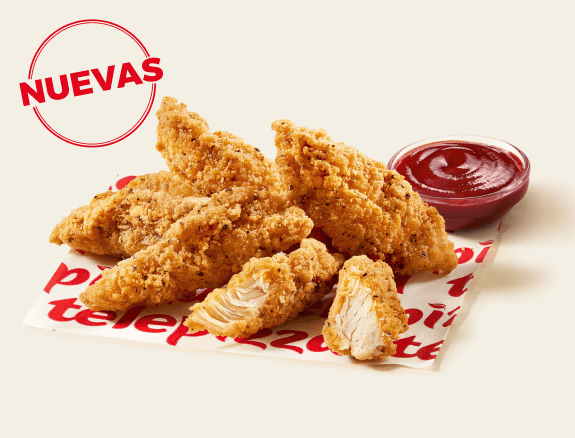 Tiras crujientes de pollo🌶️